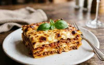 Classic Homemade Beef Lasagna